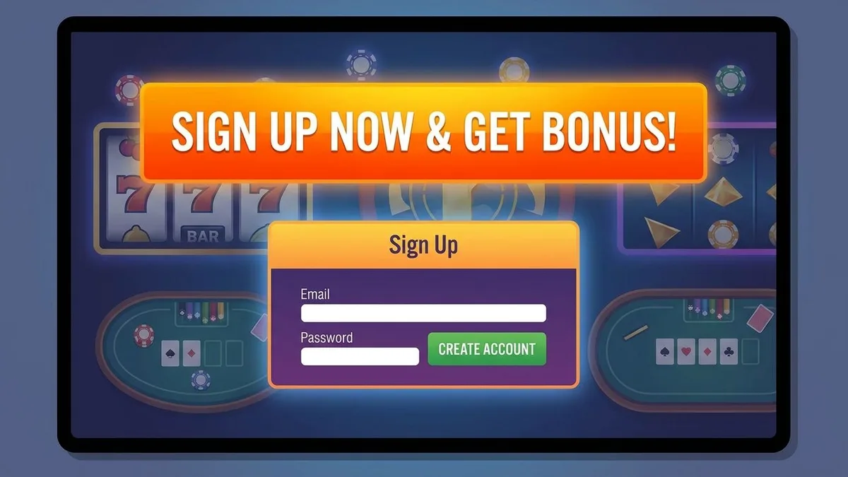 Registrazione con bonus